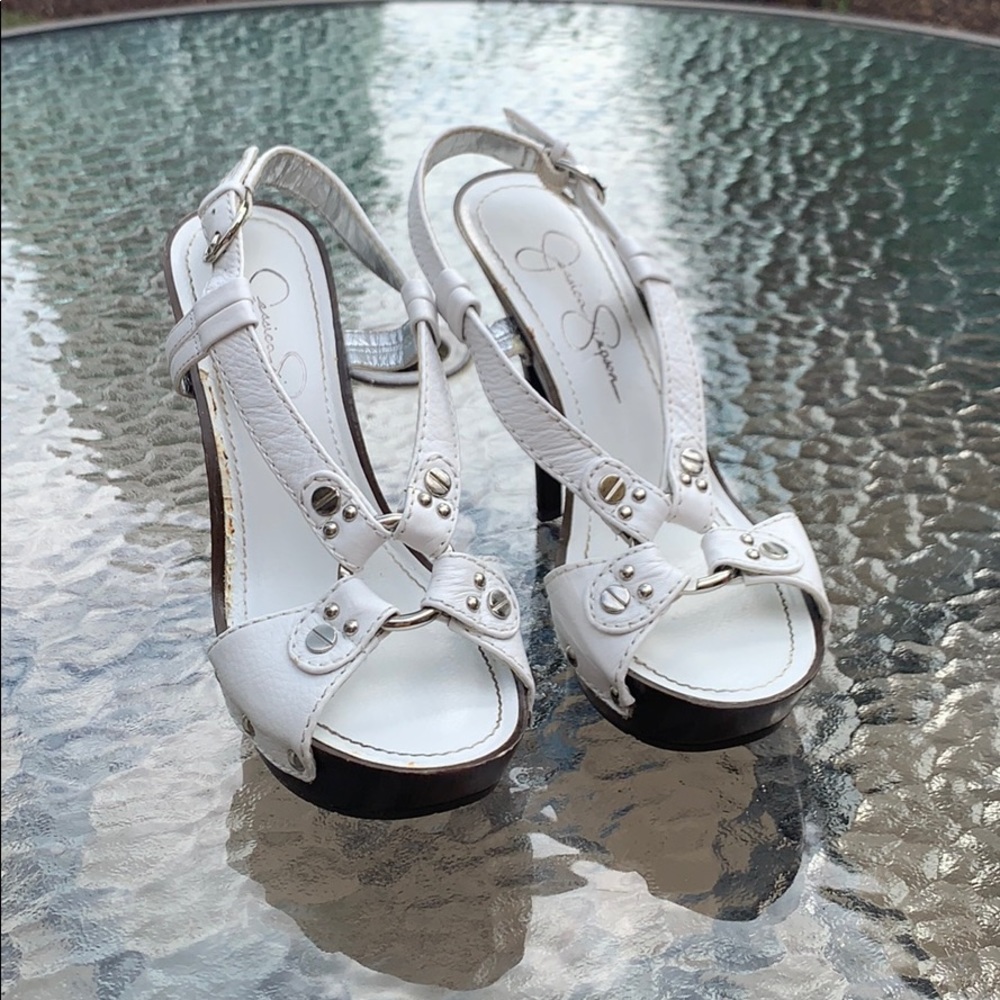 Sz 6.5 Jessica Simpson 4” Heels Sandals